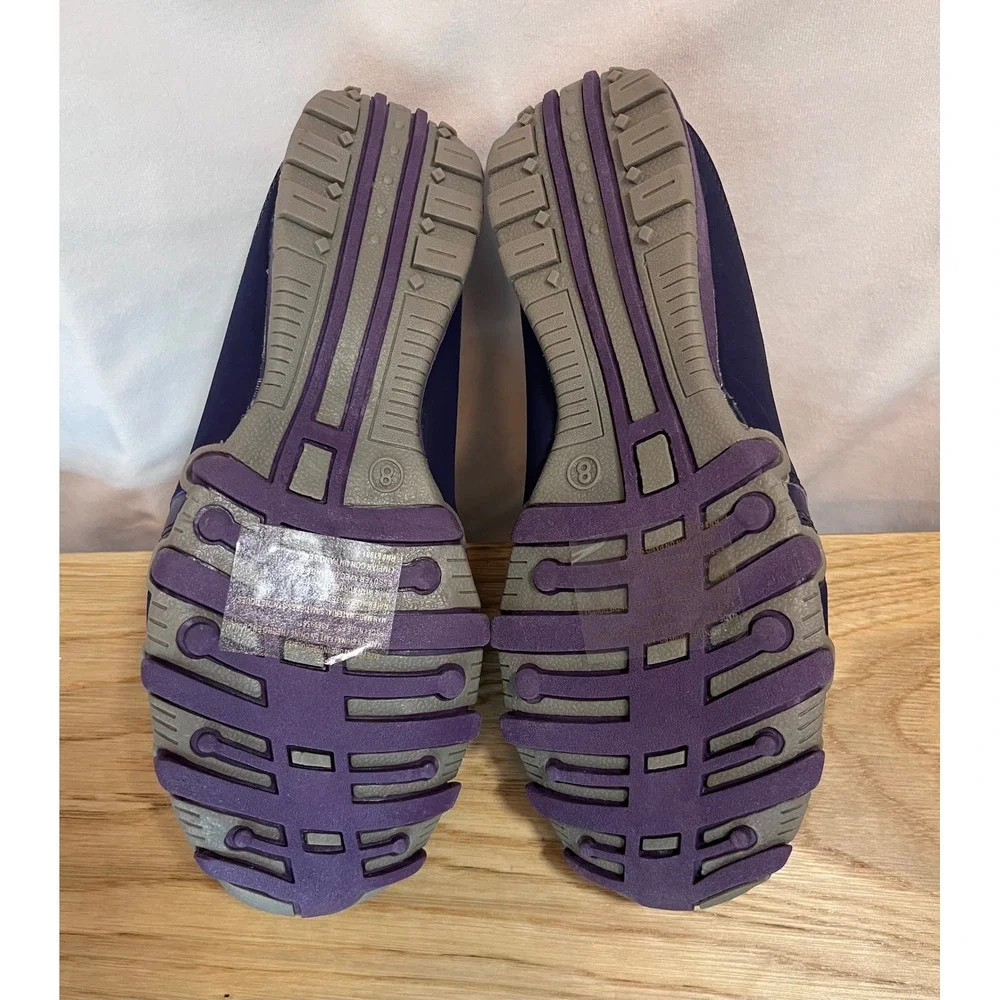 Vintage Avon Walk Sneakers Size Womens 8 Purple Bungee Slip On Gorpcore